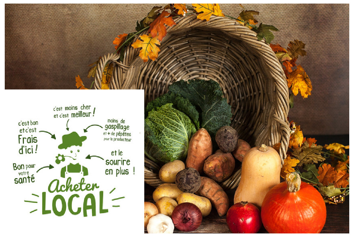 acheter local, consommer local, préserver l'environnement de l'empreinte carbone