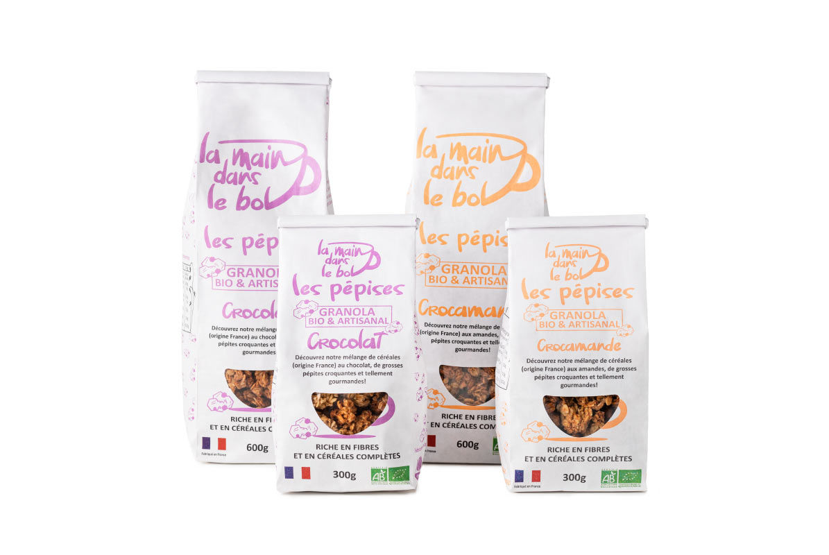 Présentation de notre nouvelle gamme de pépises granola, céréales pour le petit déjeuner